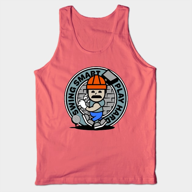 Swing Smart Play Hard Tank Top by Mamas Uzi